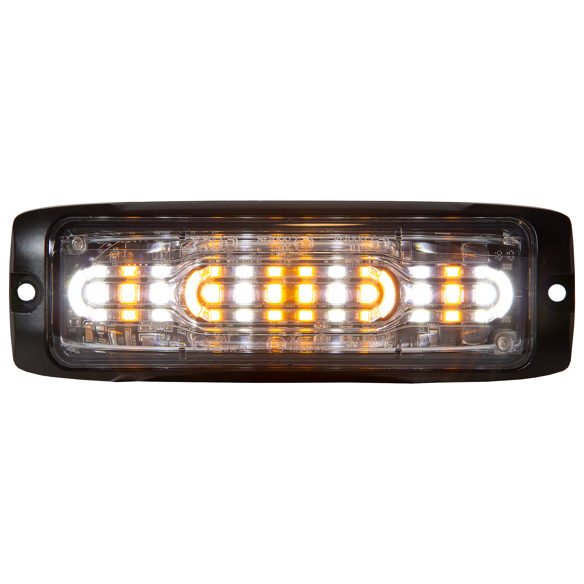 Buyers Products, 5in. LED Emergency Warning Flash Strobe Light Bar Amber/Clear, Light Type LED, Lens Color Multi, Included (qty.) 1 Model# 8890302